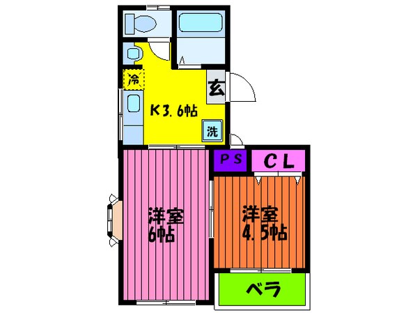 菊ヨシビルの物件間取画像